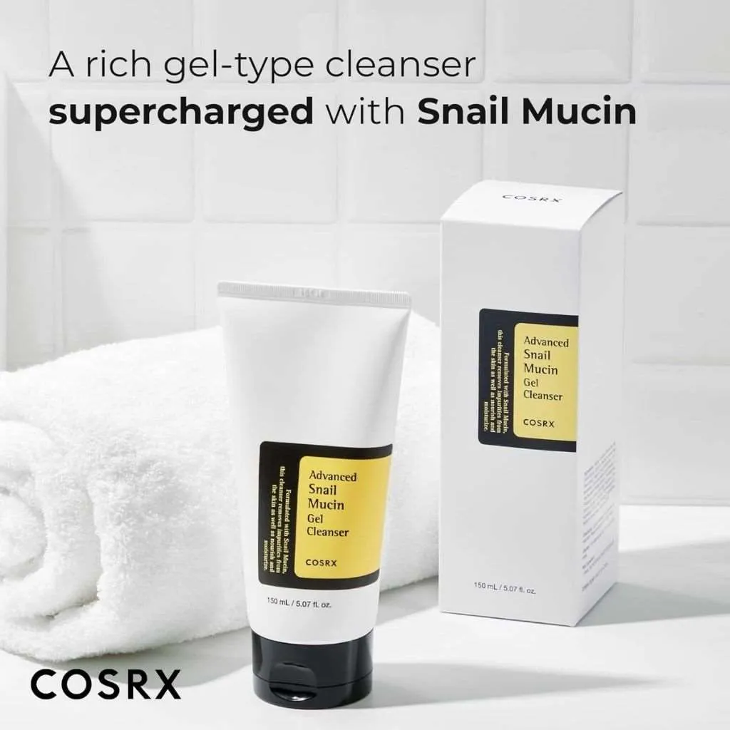 COSRX Advanced Snail Mucin Power Gel Face Cleanser 150ml